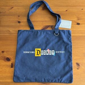 Disney Downtown Disney District Navy Tote Bag